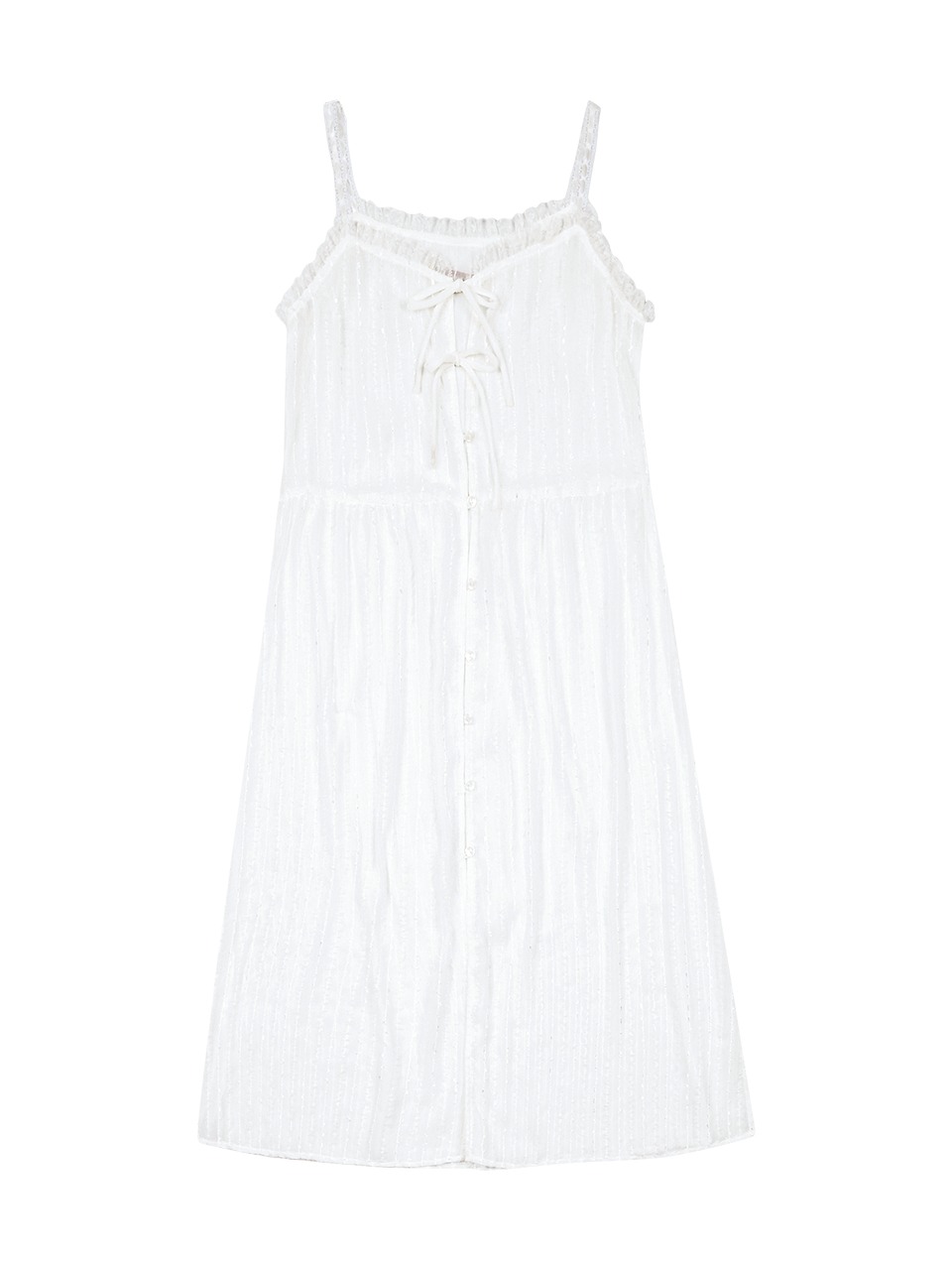 LACE LAYERED ONE-PIECE (WHITE)